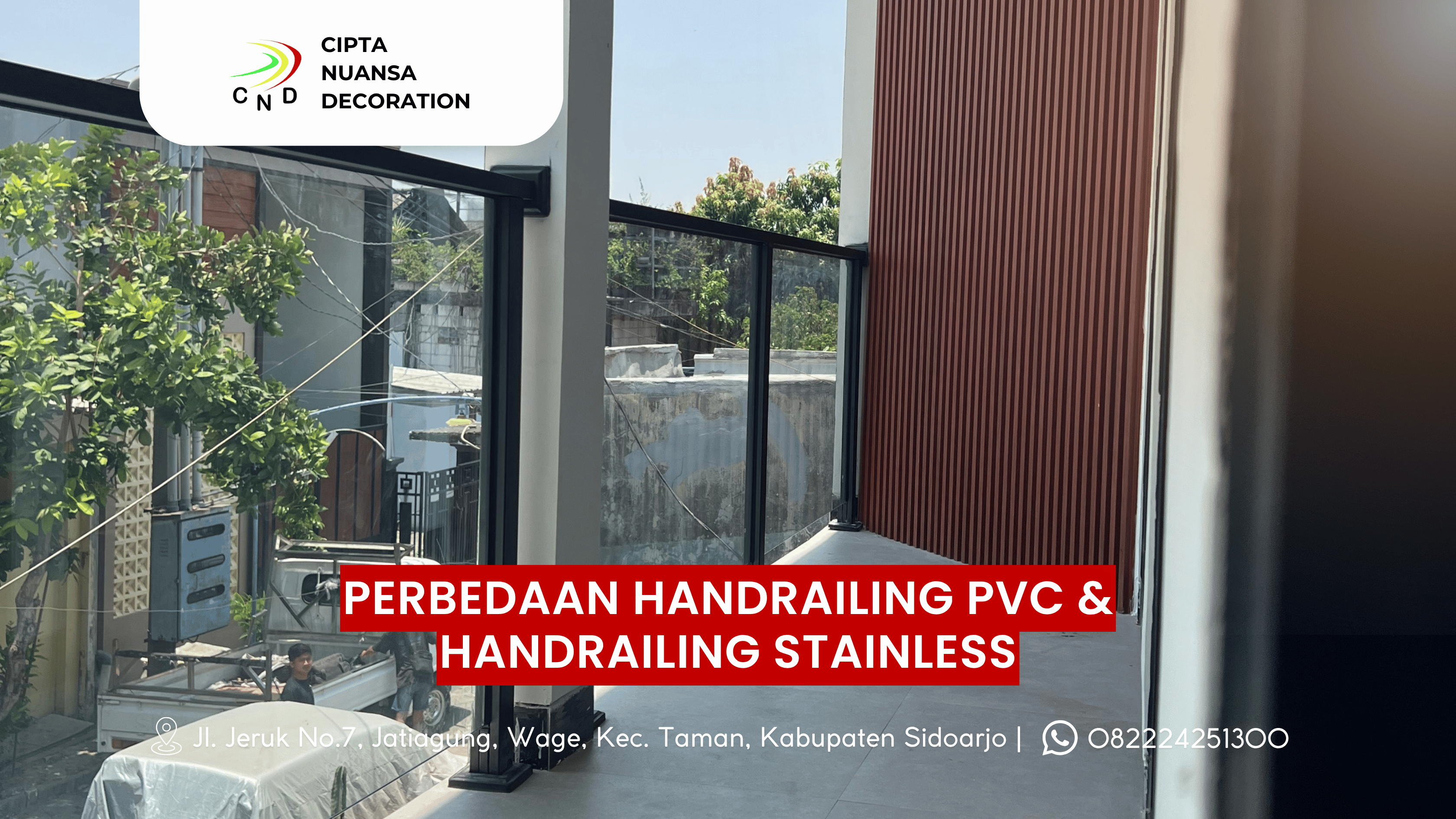 Perbedaan Handrailing PVC dan Handrailing Stainless