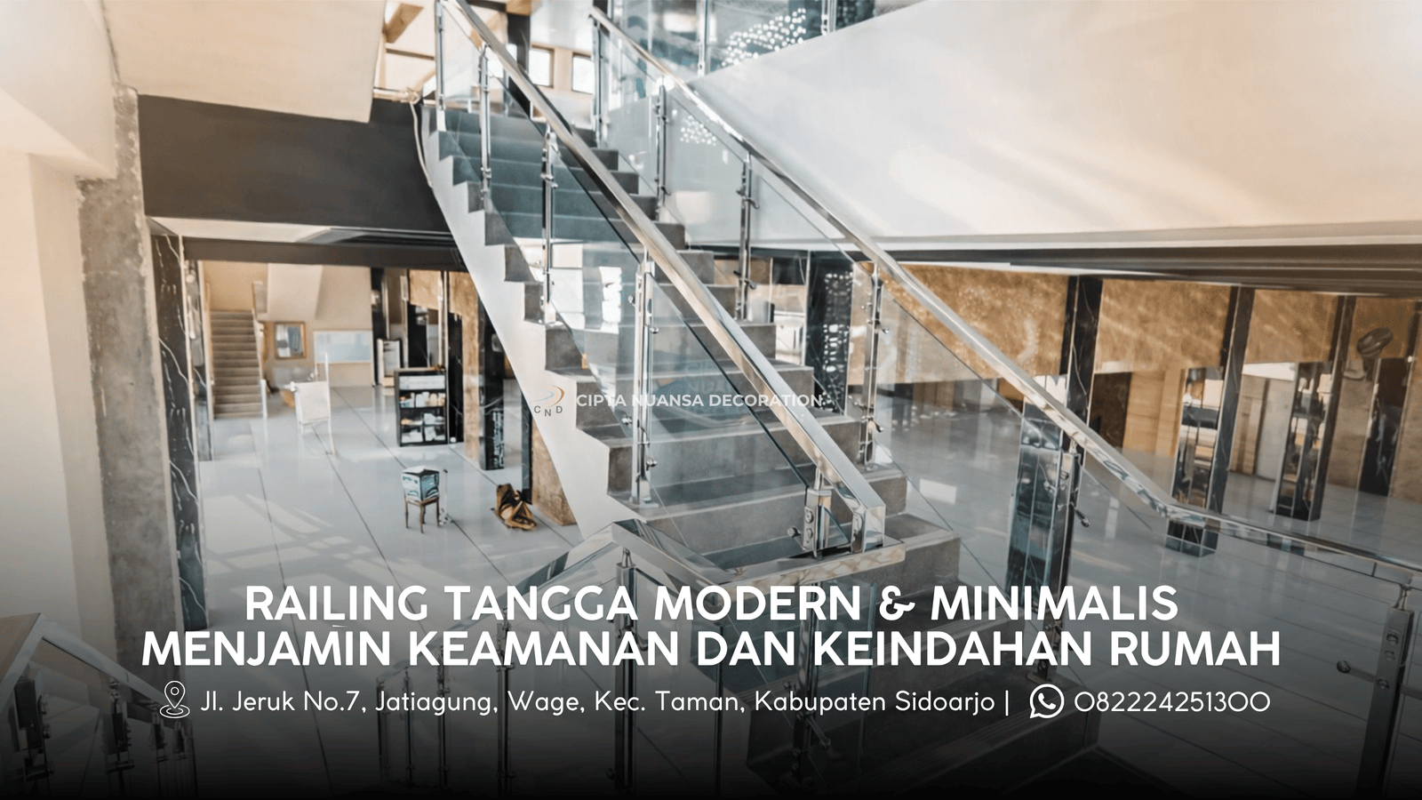 RAILING TANGGA MODERN MINIMALIS: INVESTASI KEAMANAN DAN KEINDAHAN RUMAH