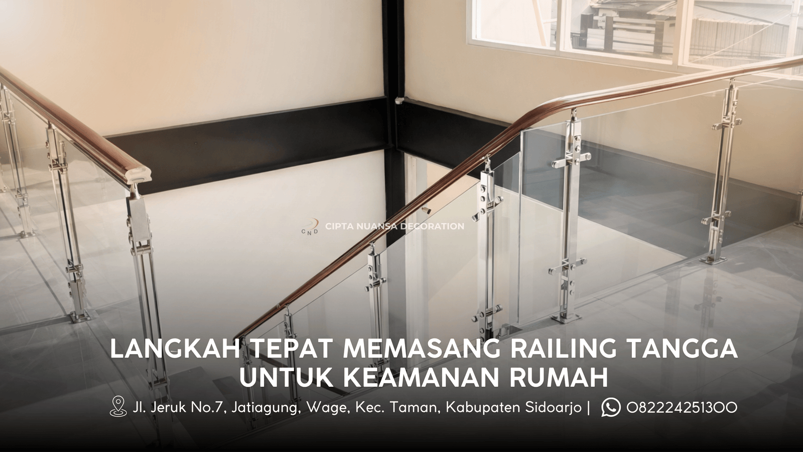 LANGKAH TEPAT MEMASANG RAILING TANGGA UNTUK KEAMANAN RUMAH
