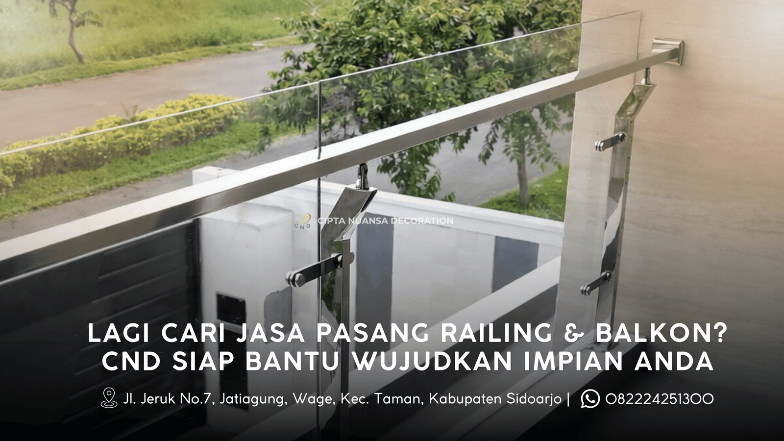 RAILING TANGGA DAN BALKON SIDOARJO