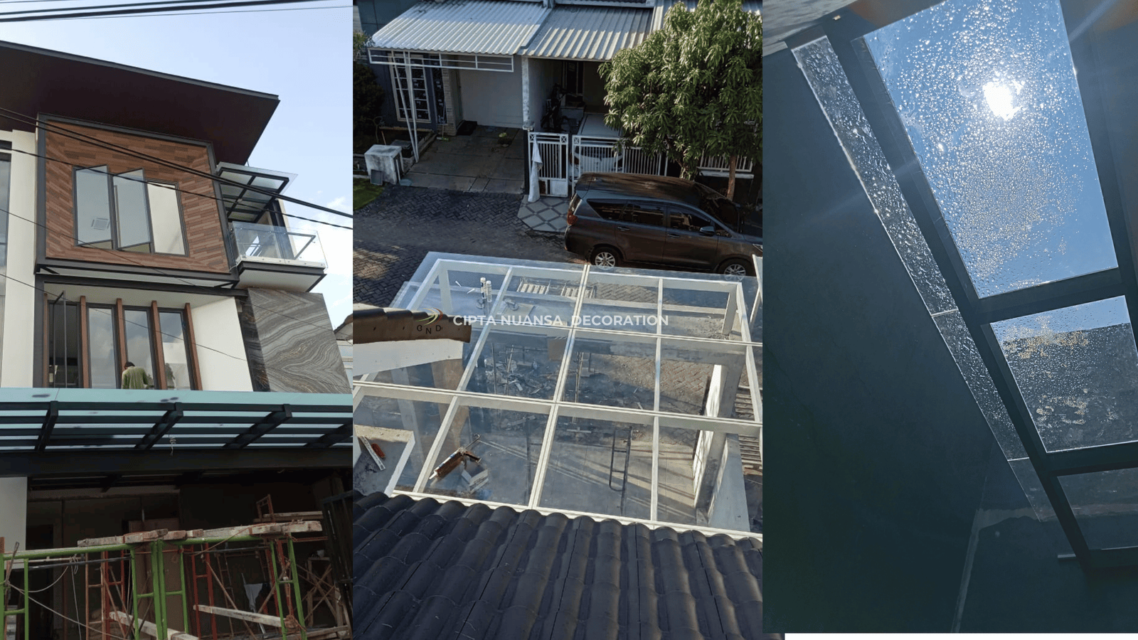 Pemasangan Kanopi Kaca